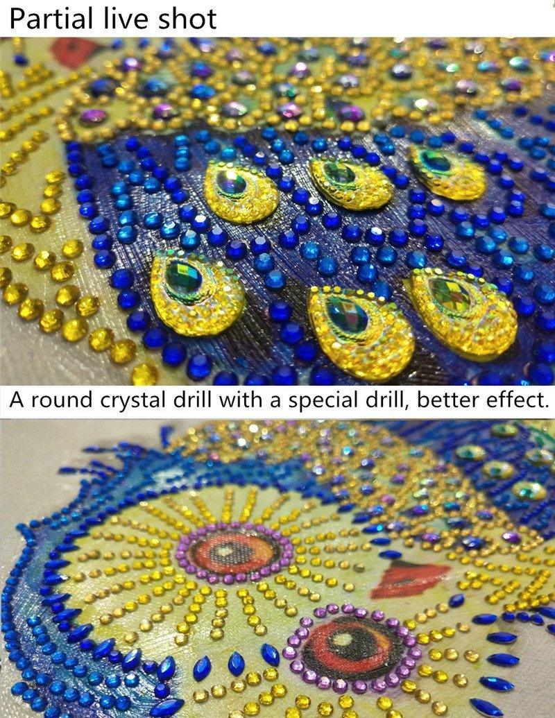 Eule - Spezial Diamond Painting - Diamond Painting