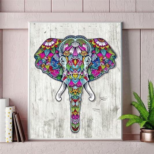 Zuckerelefant-Kunst - Spezial Diamond Painting - Diamond Painting