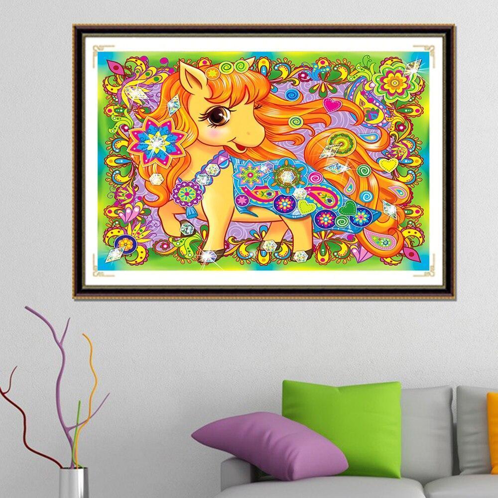 Süßes kleines Pony - Spezial Diamond Painting - Diamond Painting