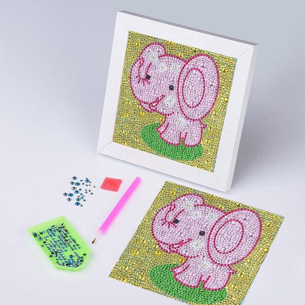 Cartoon Elefant - Spezial Diamond Painting - Diamond Painting
