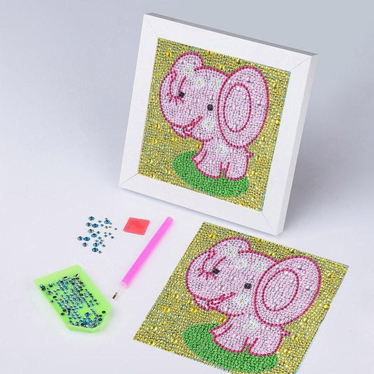 Cartoon Elefant - Spezial Diamond Painting - Diamond Painting