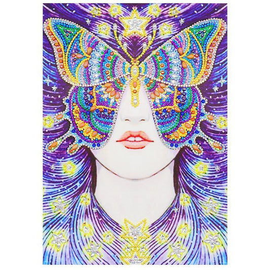 Schmetterlingsmaske - Spezial Diamond Painting - Diamond Painting