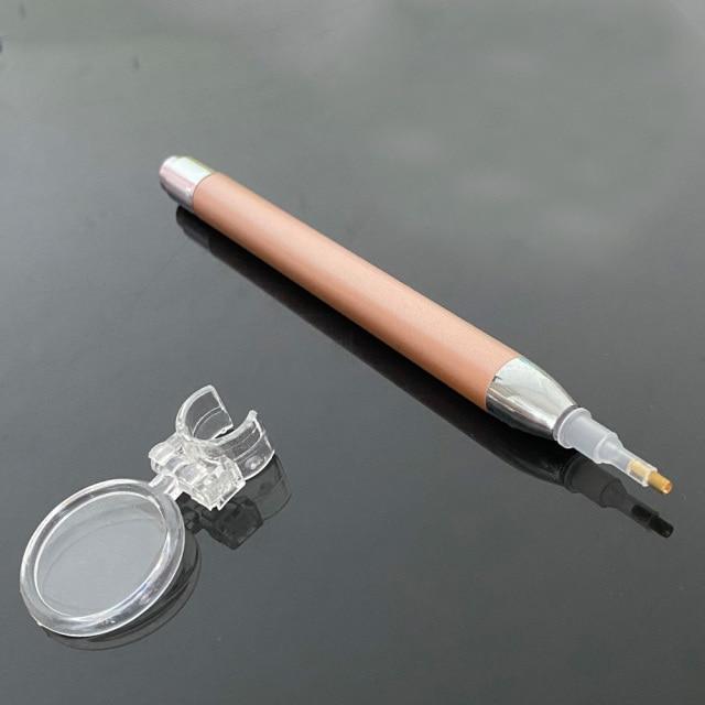 Diamond Painting LED-Stift mit Lupe - Diamond Painting