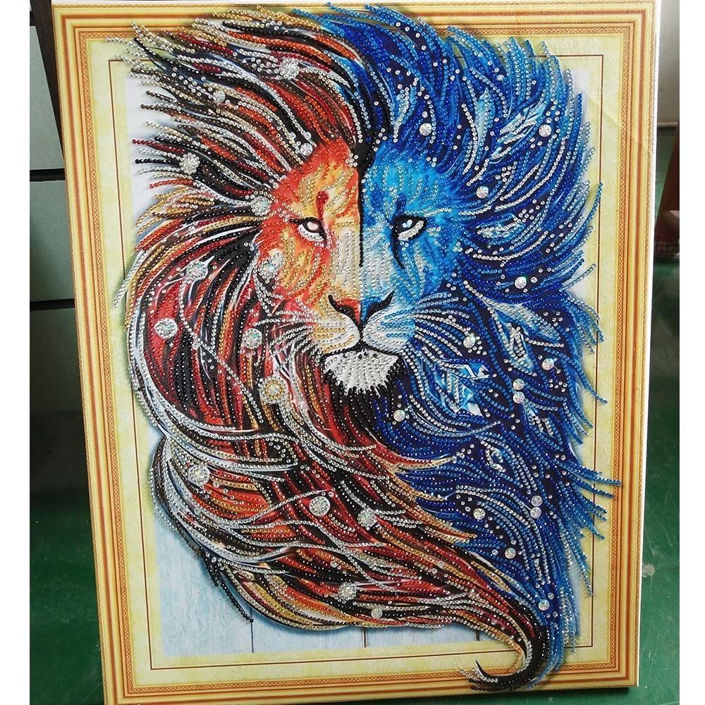 Atemberaubender Löwe Diamond Painting - Diamond Painting