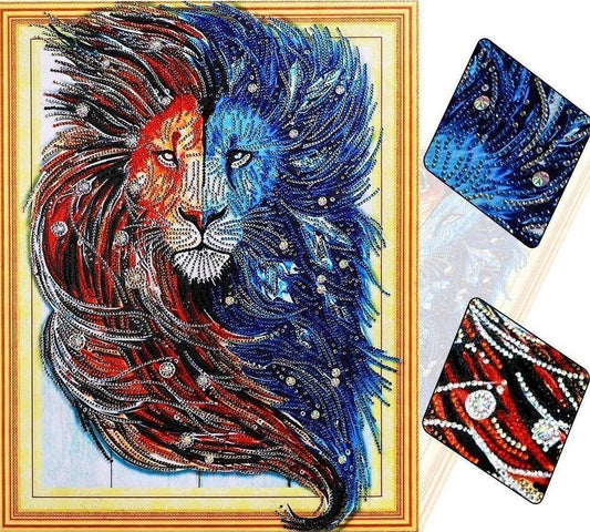 Atemberaubender Löwe Diamond Painting - Diamond Painting