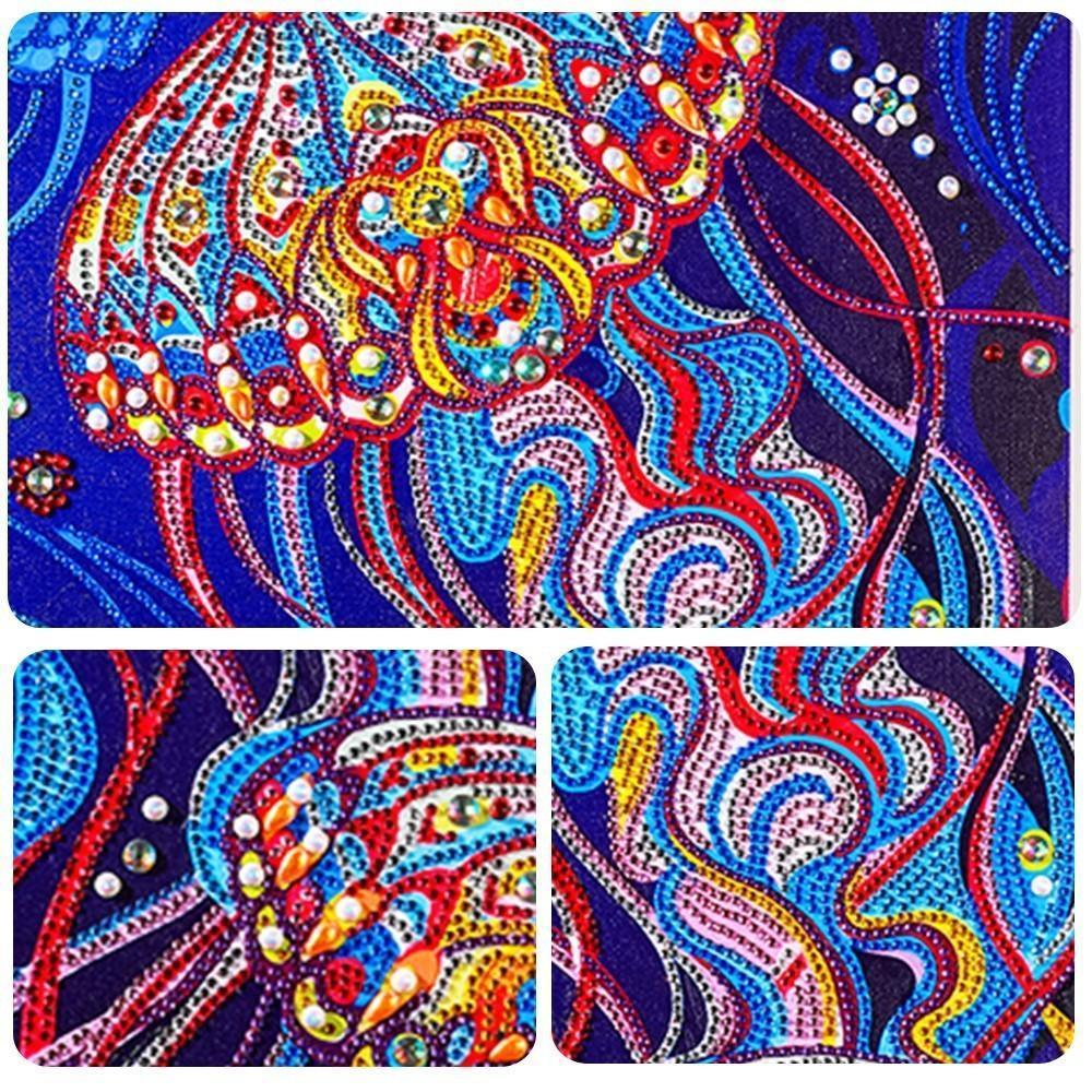 Tiefseequallen Diamond Painting - Diamond Painting