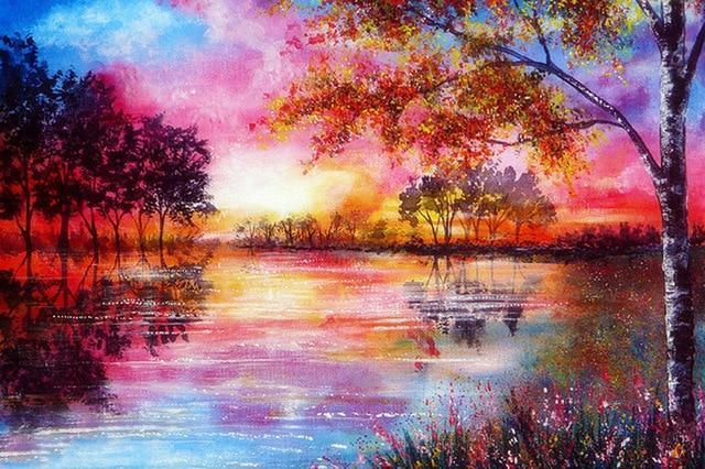 Schöne Landschaftssammlung DIY Diamond Paintings - Diamond Painting