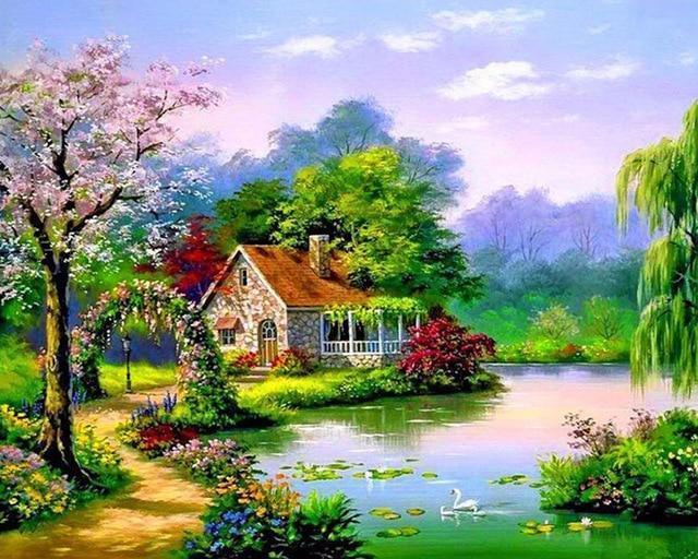 Landschaften Schönheit DIY Diamond Paintings - Diamond Painting