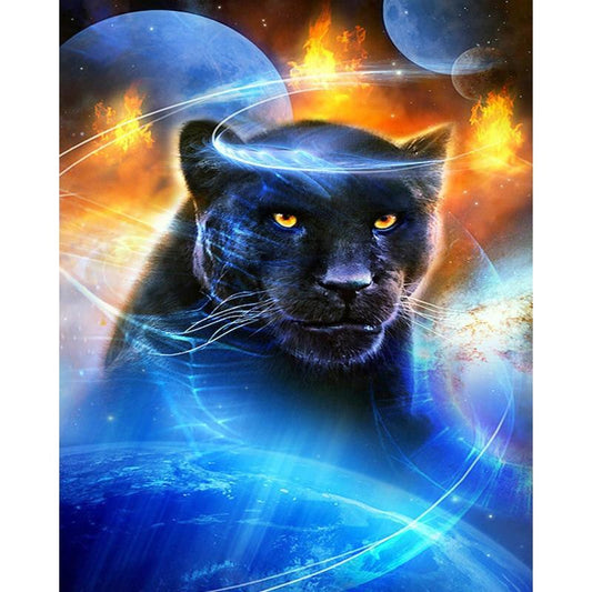 Schwarzer Panthe DIY Diamond Painting - Diamond Painting