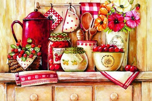 Küchenecke DIY Diamond Painting - Diamond Painting