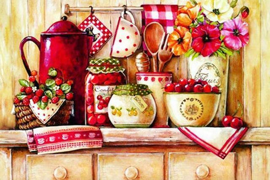 Küchenecke DIY Diamond Painting - Diamond Painting