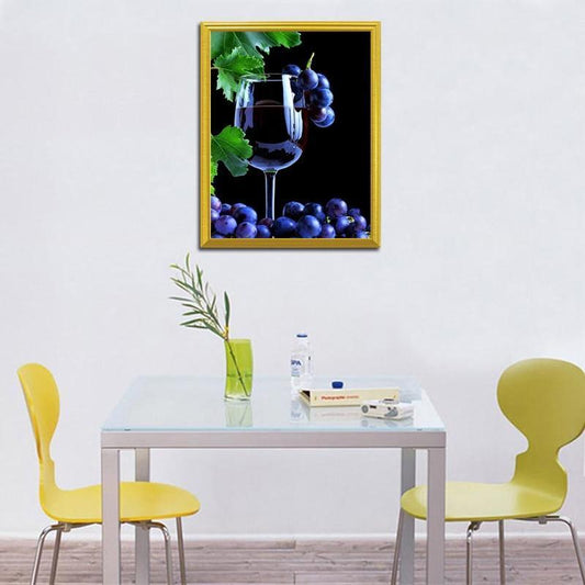 Weinglas Diamond Painting Kit - Diamond Painting