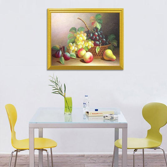 Weintraube & einige Früchte malen - Diamond Painting