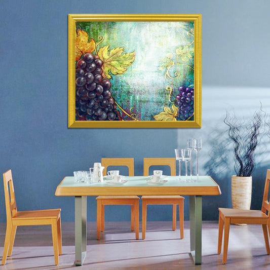 Stillleben Trauben DIY Malerei - Diamond Painting