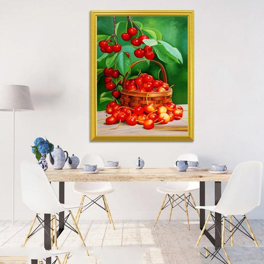 Kirschkorb DIY Diamond Painting - Diamond Painting