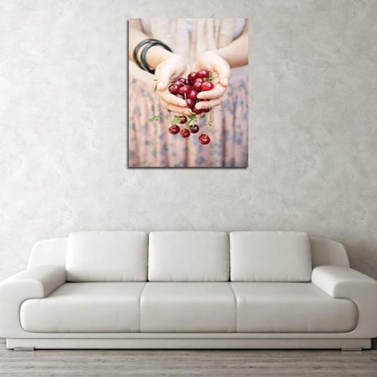 Handvoll Kirschen - DIY Diamond Painting - Diamond Painting