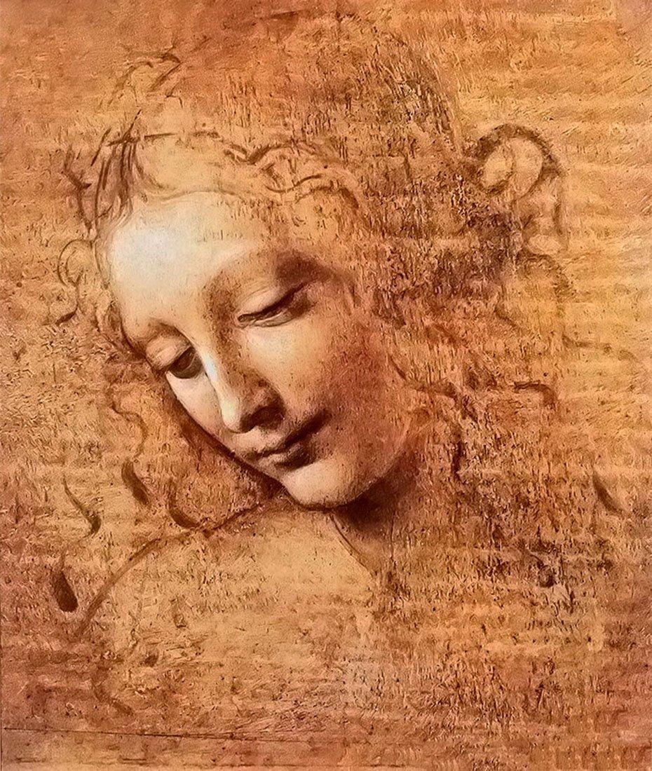 Mädchenporträt Diamond Painting - Leonardo Da Vinci - Diamond Painting
