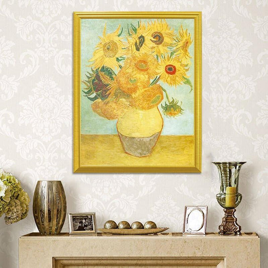 Sonnenblumen malen - Vincent van Gogh - Diamond Painting
