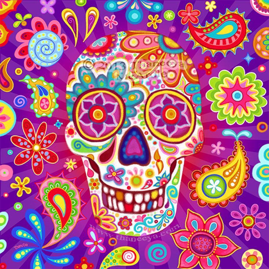 Calavera DIY Diamond Painting - Diamond Painting