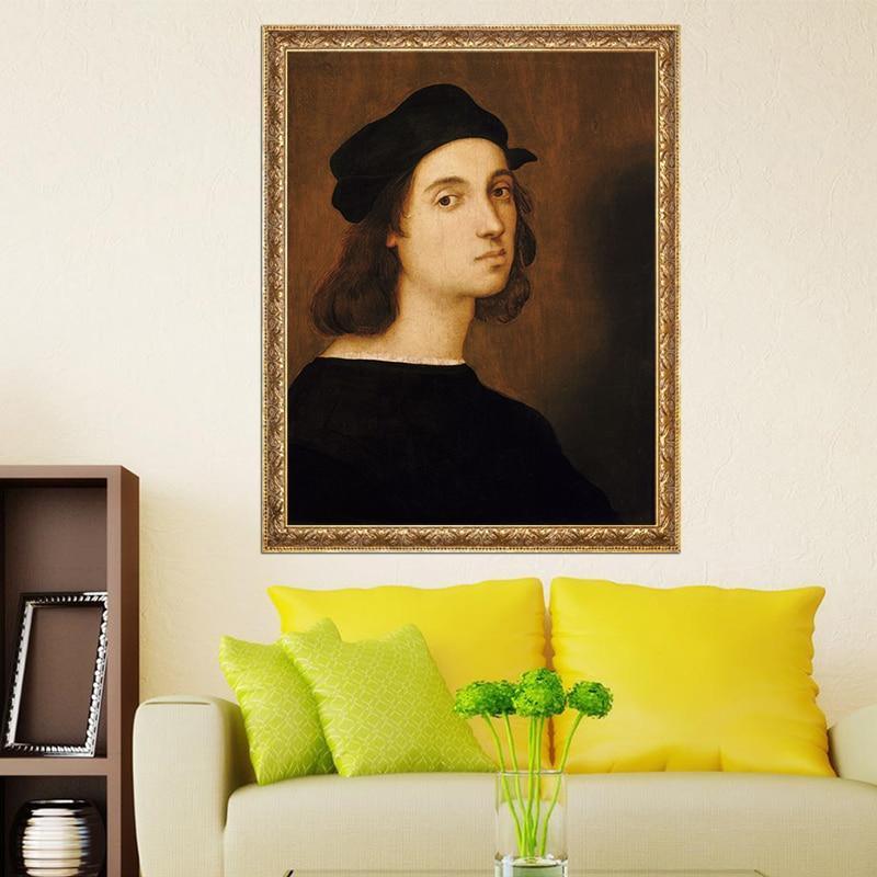Raffaello Sanzio Selbstporträt - Diamond Painting