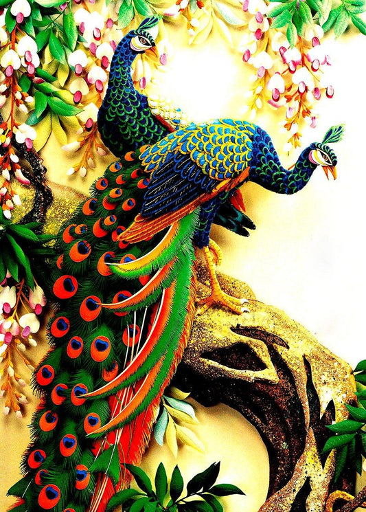 Bunter Pfau Diamond Painting - Diamond Painting