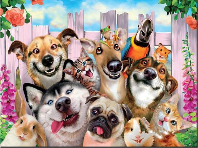 Lustige Tiere DIY Diamond Paintings - Diamond Painting